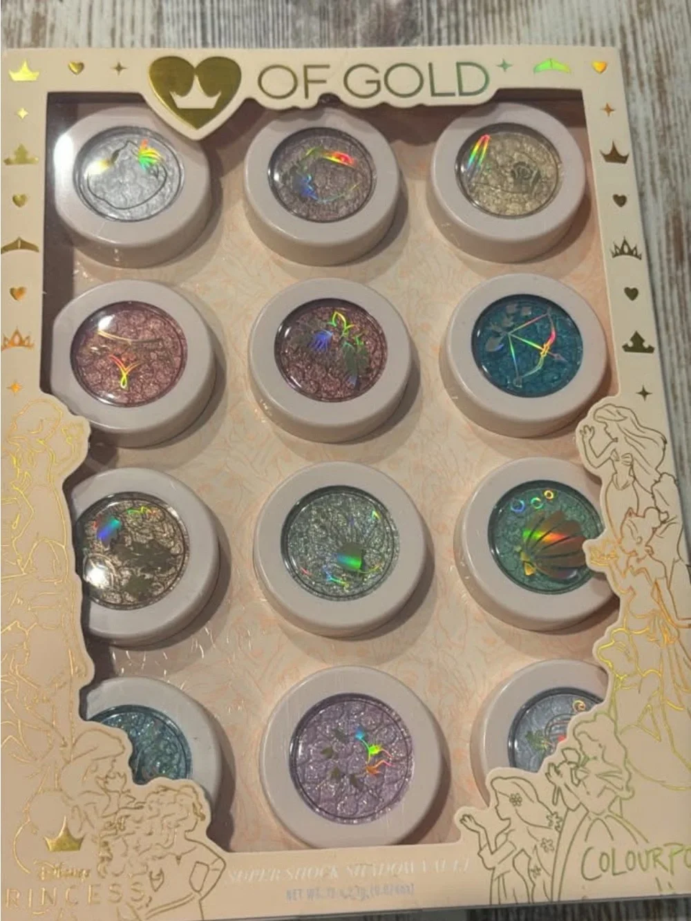 Colourpop Disney super shock shadow set